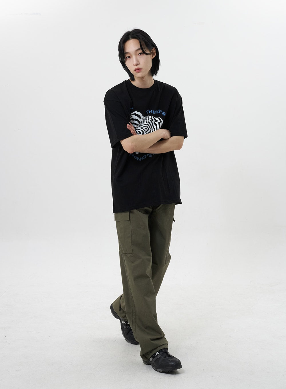 Cargo Wide Pants Unisex CY322