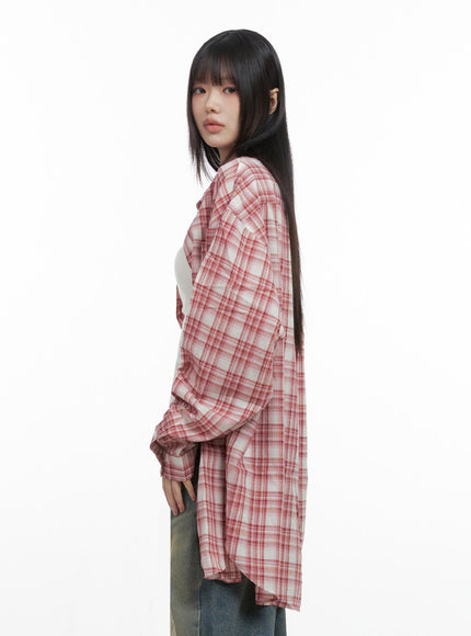 checkered-cotton-oversized-shirt-io430