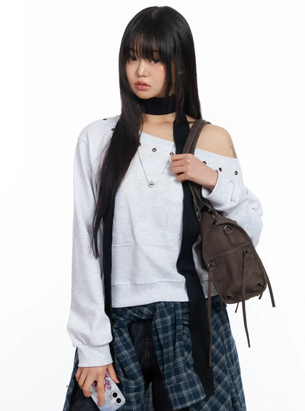 Textured Long Thin Scarf CF504