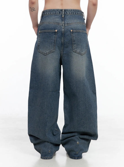 Laney Washed Wide-Leg Jeans CO520