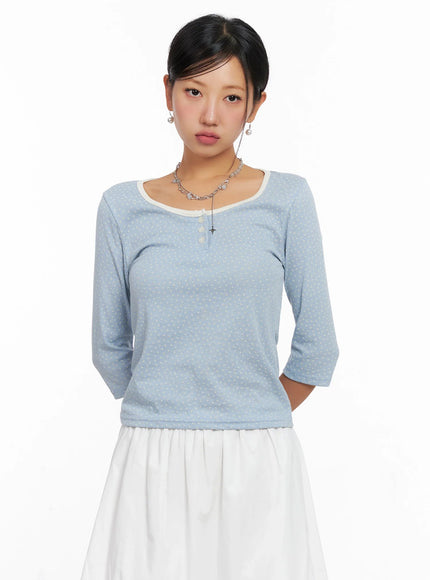 3-4-sleeve-round-neck-tee-ig527