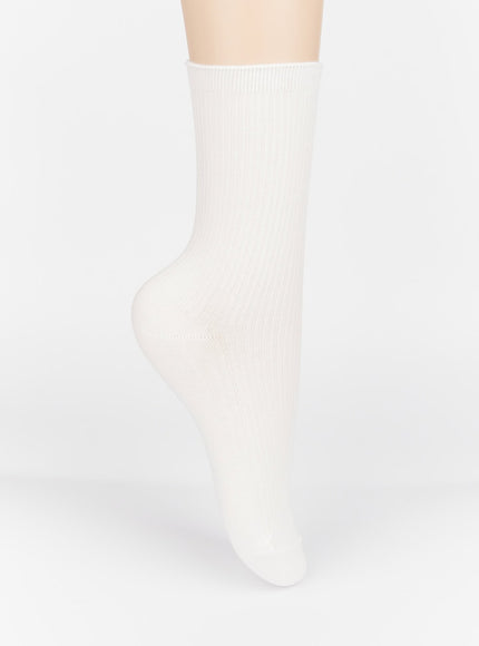 momo-socks-im531 / White