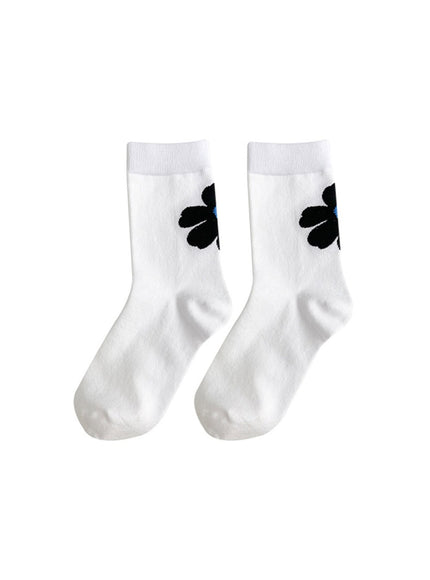 lotus-socks-ia521 / White