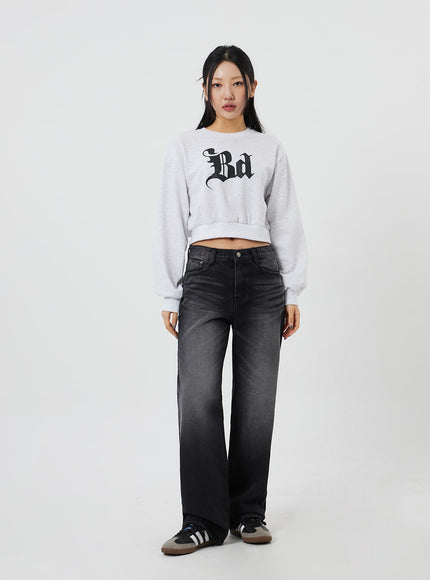 Mid-Rise Bootcut Jeans CF327