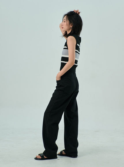Wide Leg Cotton Pants OY310