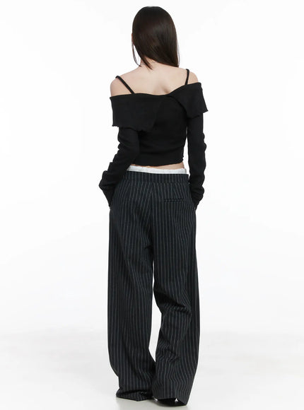 layered-pinstripe-wide-leg-pants-cj506
