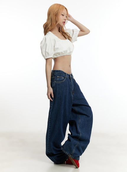 puff-square-ruffle-crop-top-cy501