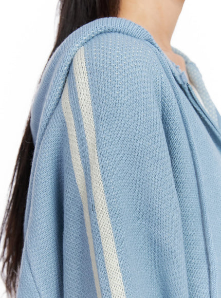 striped-sleeve-casual-hoodie-is515