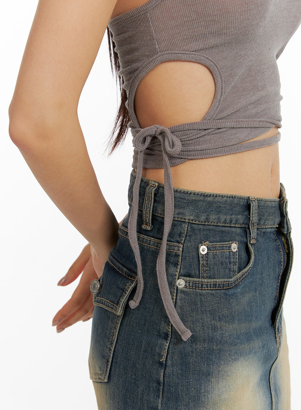 solid-halter-drawstring-top-cf420