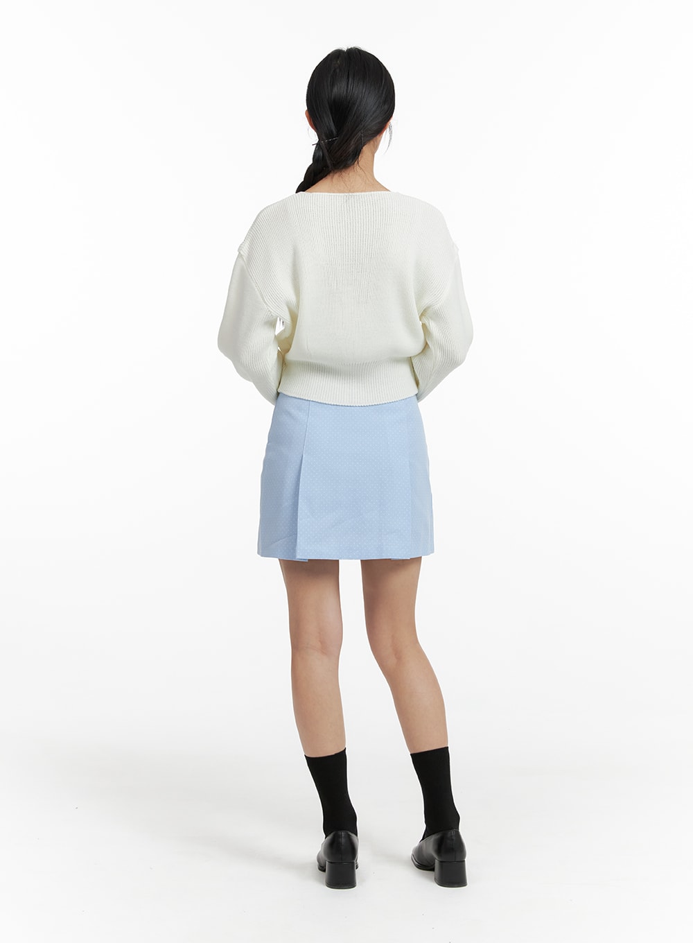 polka-dot-pintuck-mini-skirt-of422