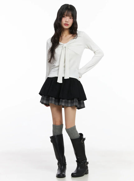 elegant-ribbon-long-sleeve-blouse-cd531
