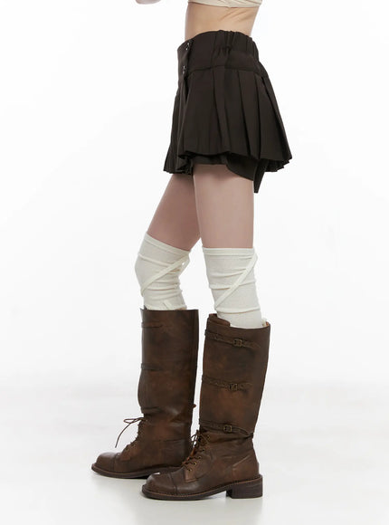 side-button-pleated-mini-skort-cg519