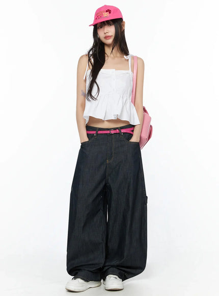 ami-wide-leg-cargo-jeans-iy526
