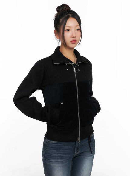 Velvet Zip-Up Jacket CO514