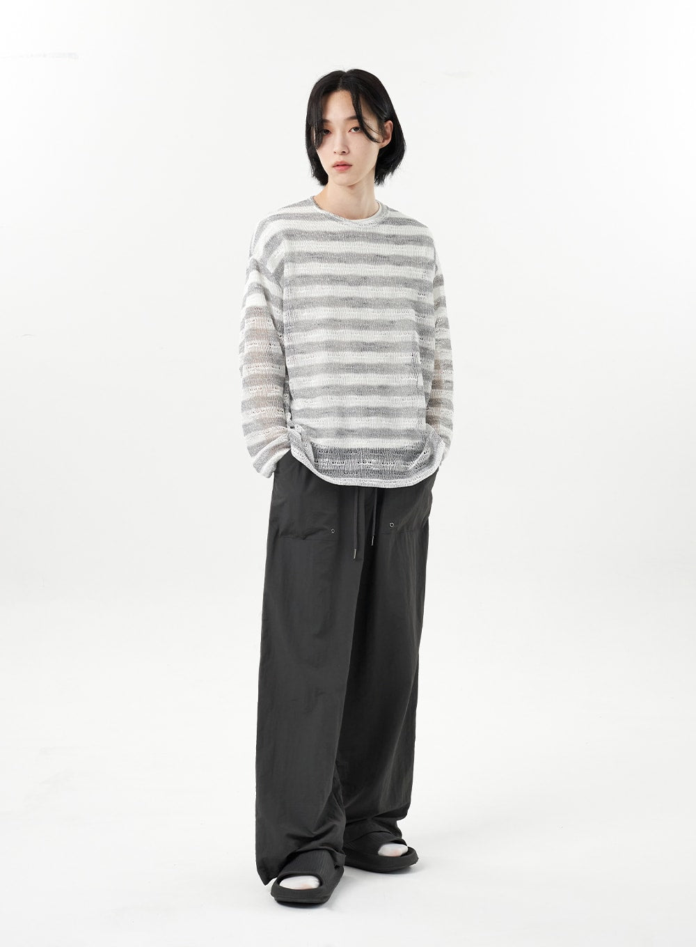 RT No. 2551 WIDE STRAIGHT SWEATPANTS – REALTAKAI