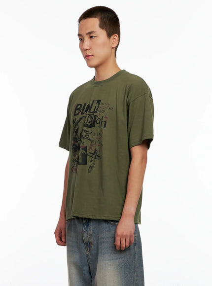 Men's Casual Graphic Tee IG511