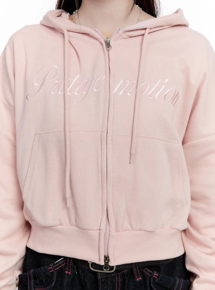 Printed Graphic Zip-up Hoodie CO501