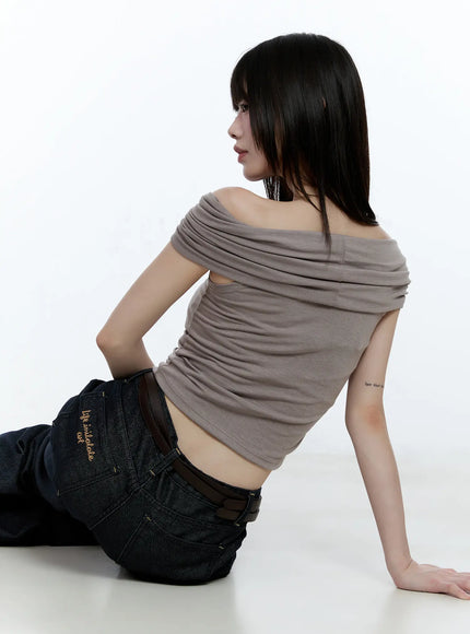 Double Strap Faux Leather Belt CG511