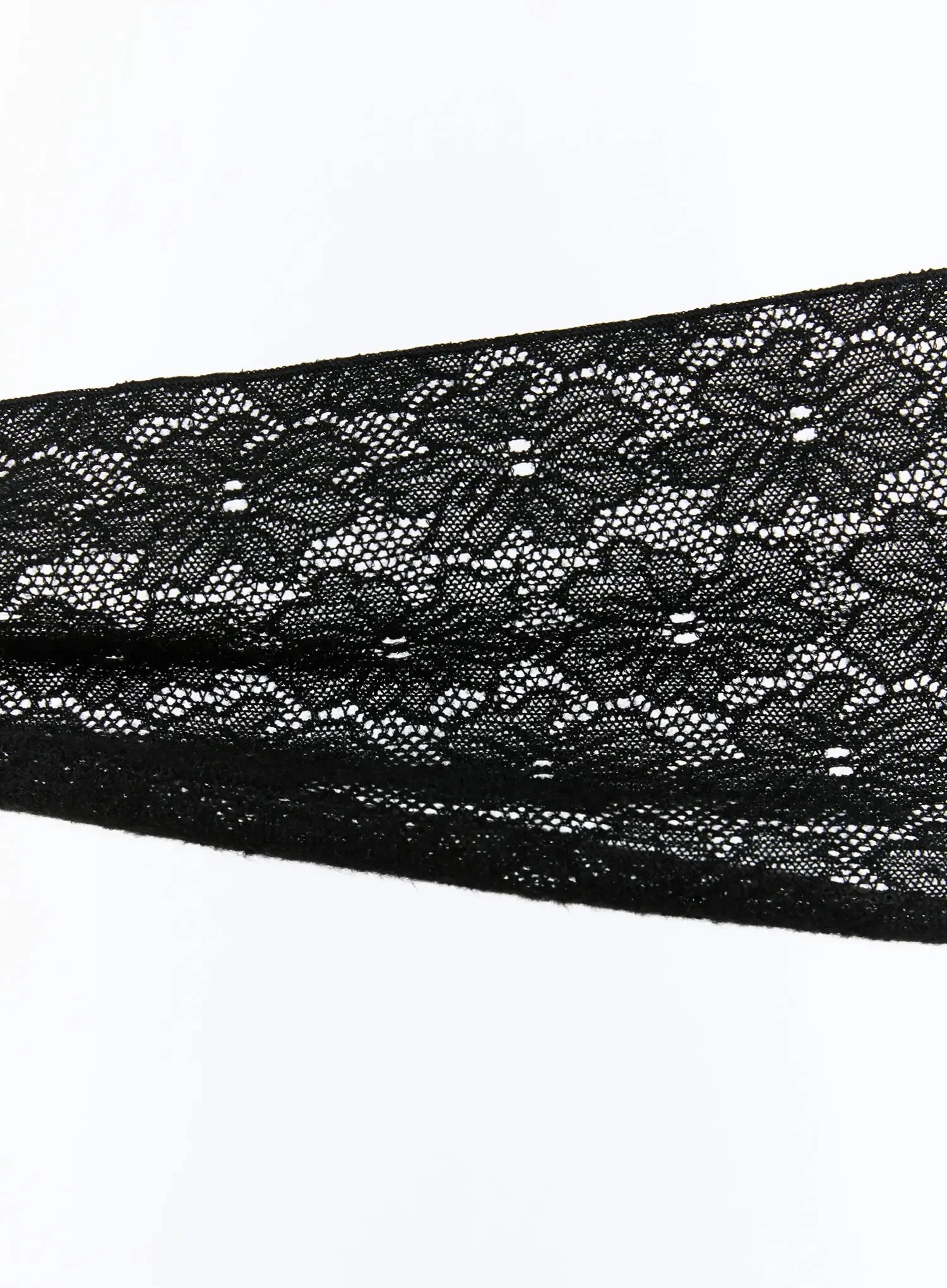 Laced Knit Thin Scarf IM513