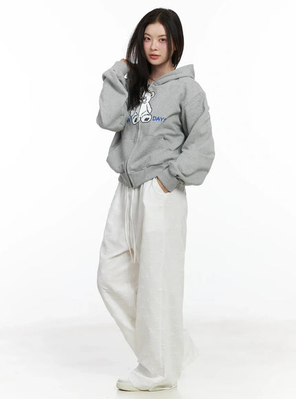 bow-embossed-wide-pants-if525