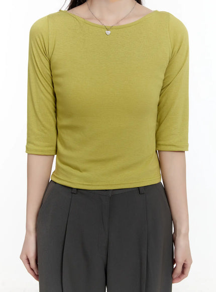 basic-u-neck-3-4-sleeve-tee-cm505