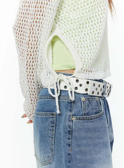 summer-mesh-long-sleeve-knit-top-cy521