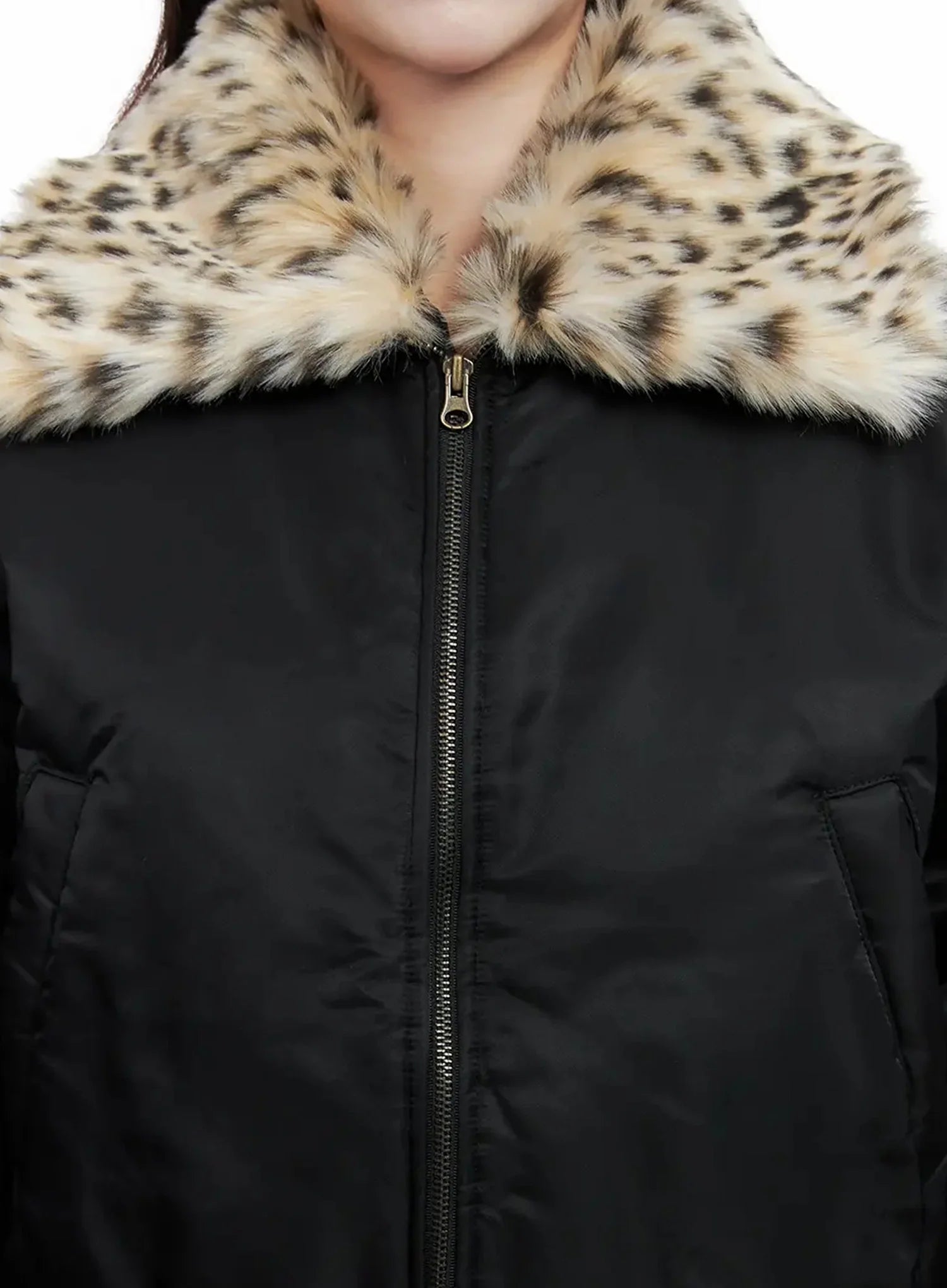 leopard-print-fur-collar-bomber-jacket-in525