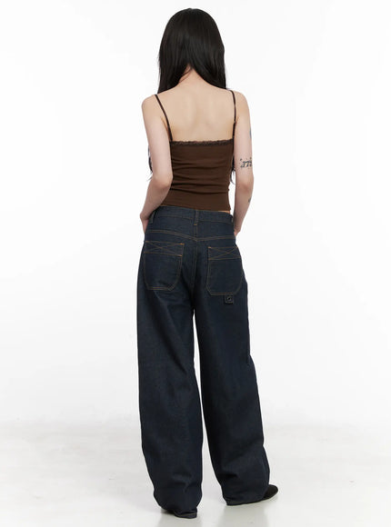 Lace Trim Cami Top CN513