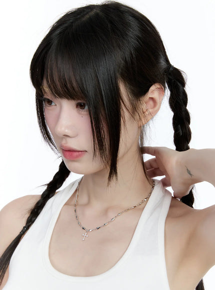 triangle-chain-cross-pendant-necklace-cg511