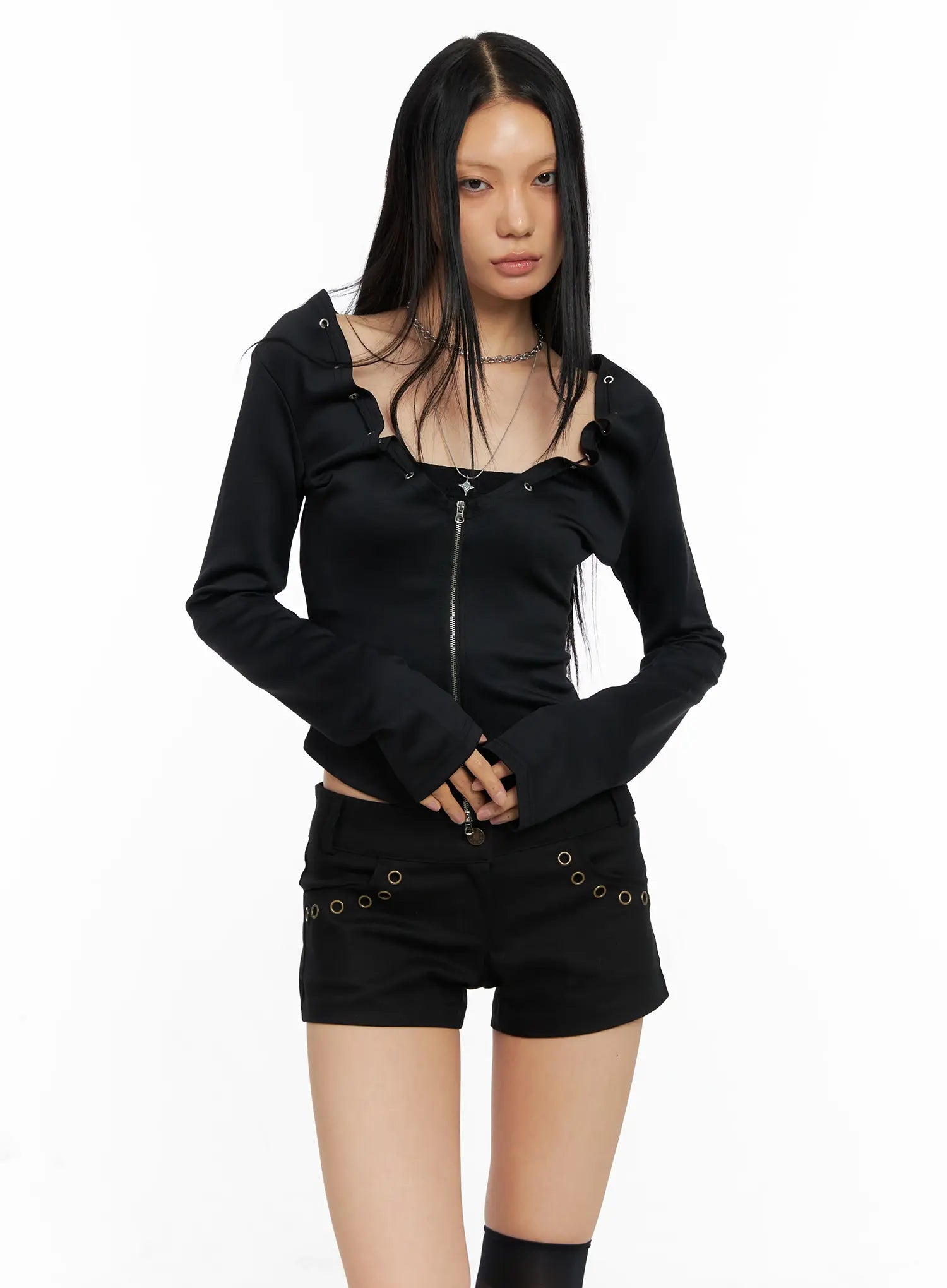 zip-up-long-sleeve-top-co529