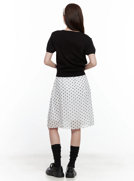 polka-dot-double-layered-midi-skirt