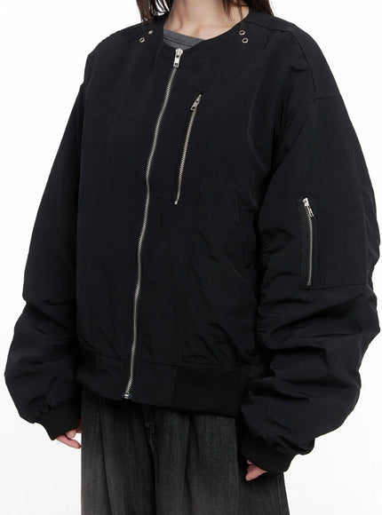 shirred-oversized-bomber-jacket-cg519