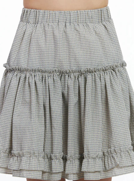 tiered-plaid-frill-midi-skirt-ia523
