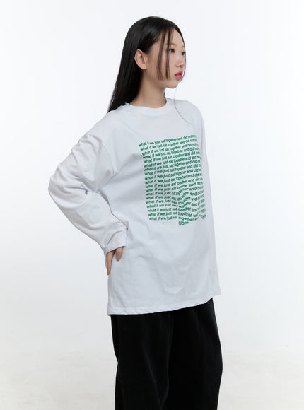 oversized-graphic-phrase-long-sleeve-top-cd424