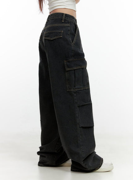 celine-cargo-stitch-denim-baggy-jeans-cn406