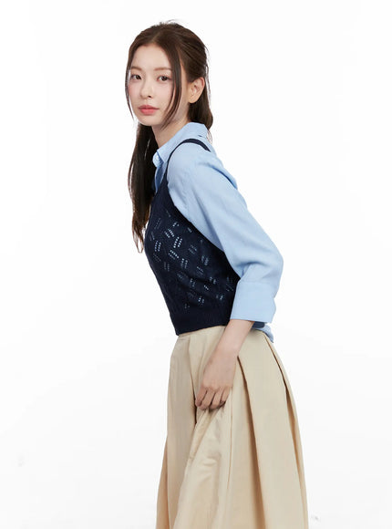 Sleeveless Knit Tank Top CL524