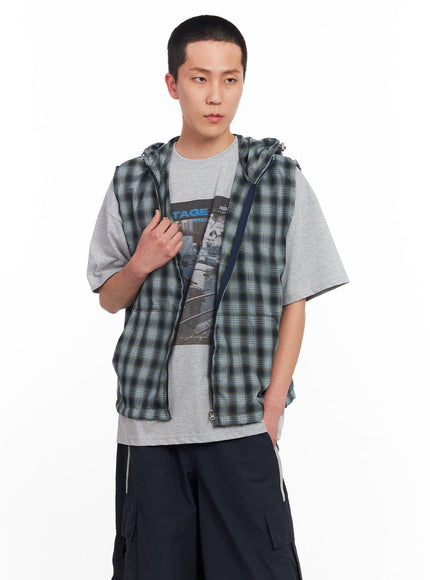 mens-sleeveless-plaid-vest-iu512