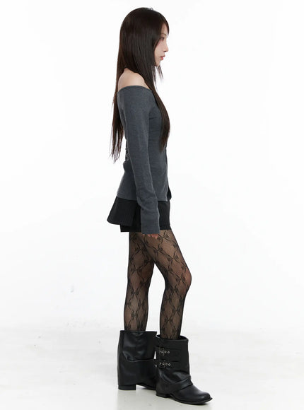 chic-skirt-and-belt-set-co520