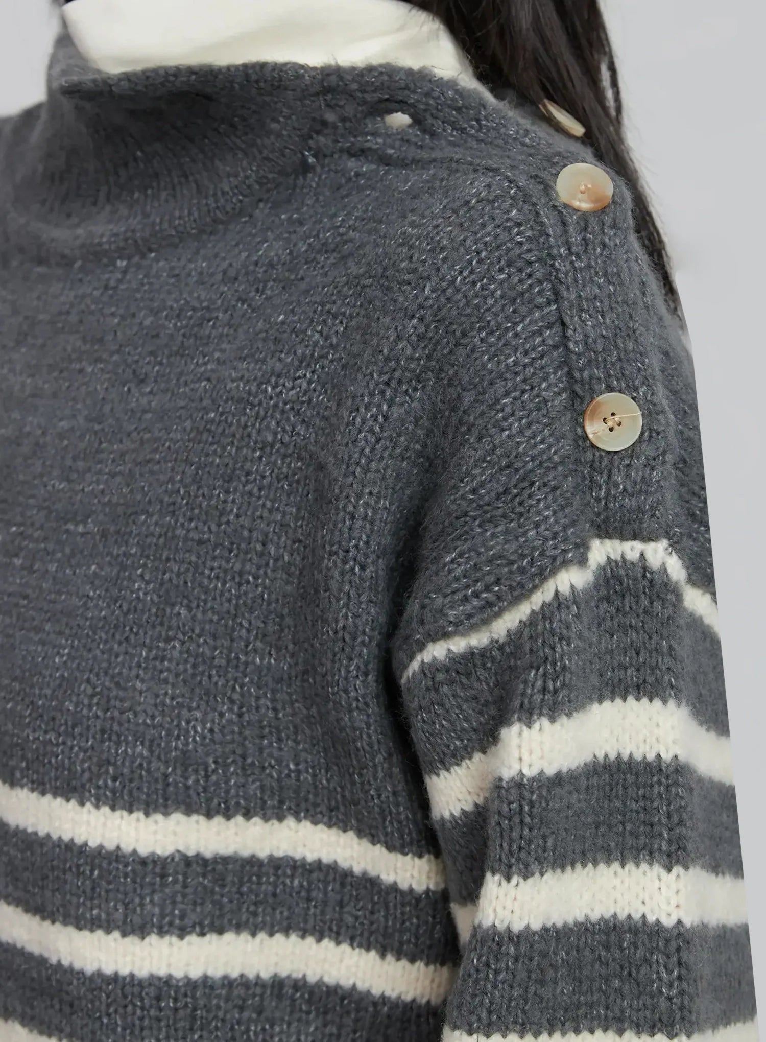 shoulder-cutout-striped-knit-sweater-id504