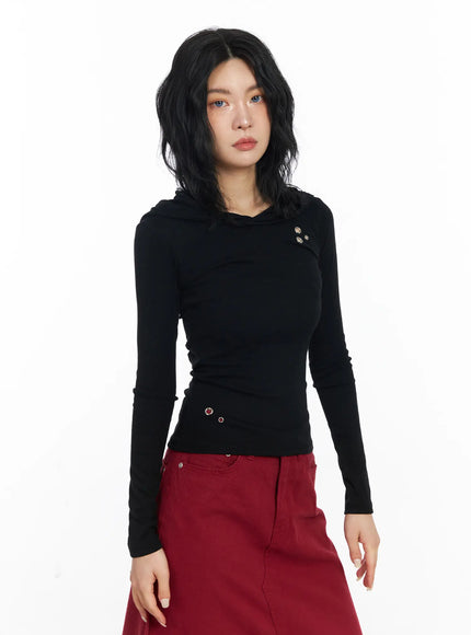 slim-fit-gromment-detail-hoodie-cj523