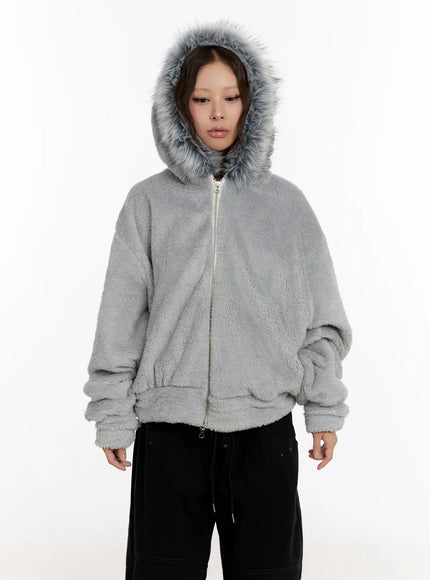 faux-fur-fleece-zip-up-hoodie-cn527