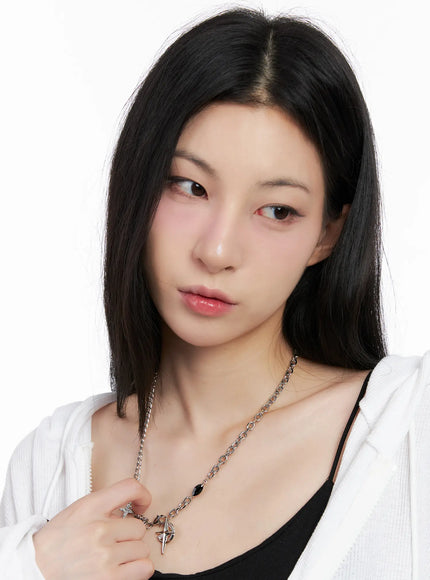 Lunar Charm Chain Necklace CG526