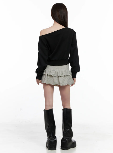 striped-layered-mini-skirt-co520