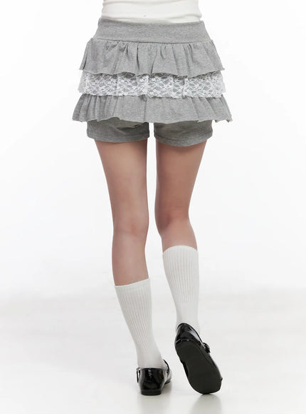 lace-trim-ruffle-skort-cm531
