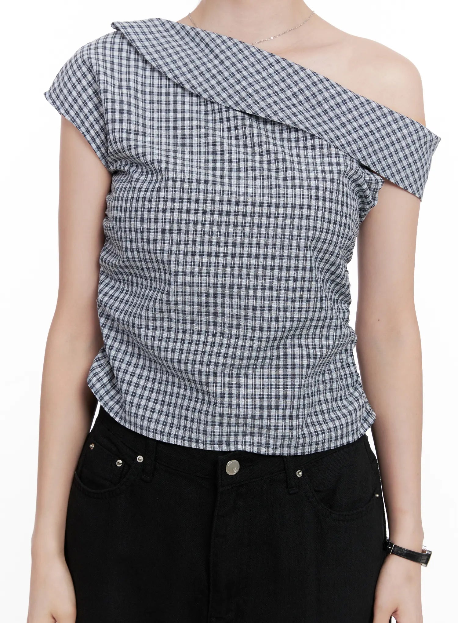 gingham-off-shoulder-crop-top-cl524