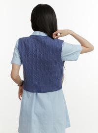 cable-knit-v-neck-vest-oy413