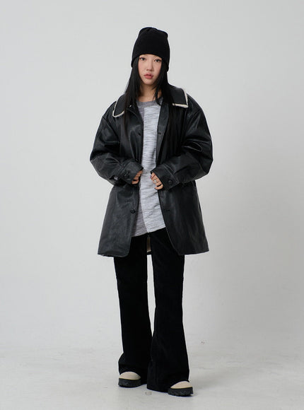 Corduroy Bootcut Pants CJ304