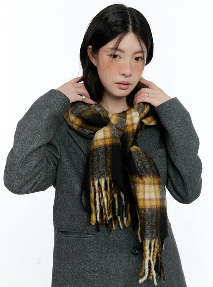 Winter Tartan Checkered Scarf IN510
