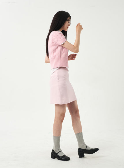 Color Mini Skirt OY301