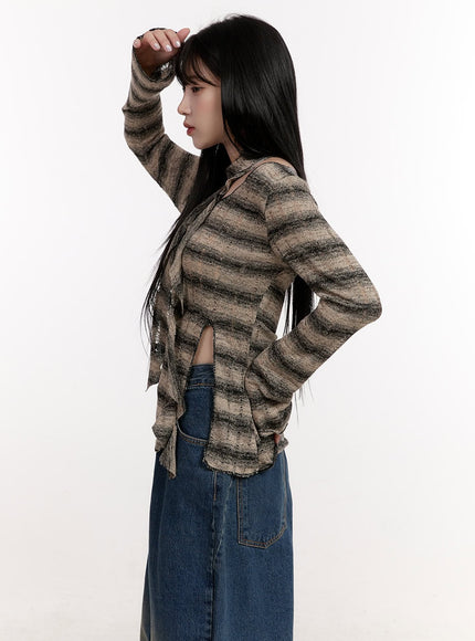 distressed-striped-sweater-with-scarf-cj531